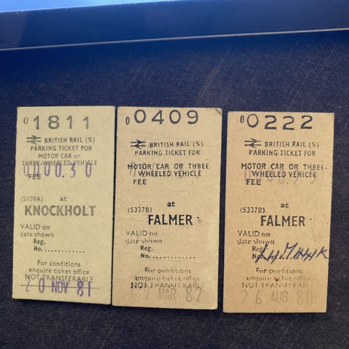 Railway ticket 3 x - ,