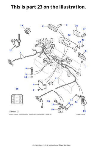Land rover genuine 10x - land, screw