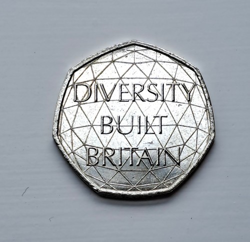 Diversity built britain 50p - built,