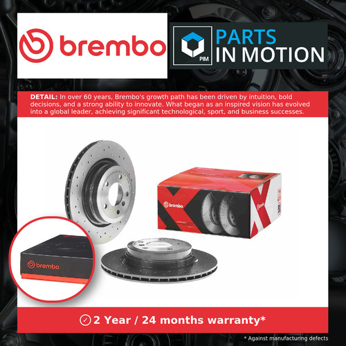 Brake discs pair vented - brake,