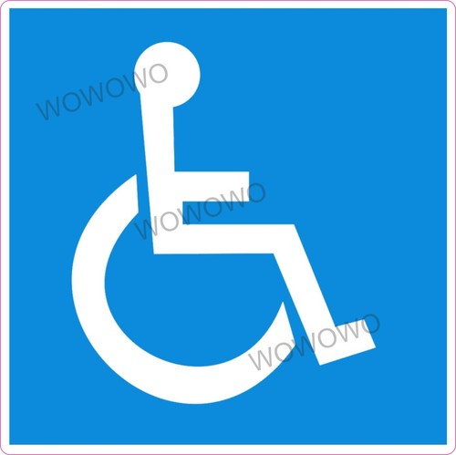 Disabled badge stickers - a,