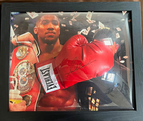 Anthony joshua signed glove - joshua,