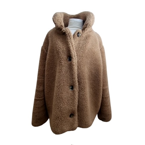 Teddy bear fleece jacket - bear, faux