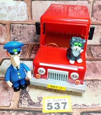 Vintage Postman Pat & Jess Van & Figure Royal Mail Red Van PAT 1 Toy Large Y537