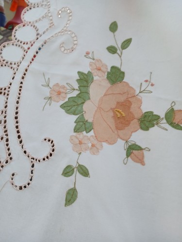 Oval tablecloth cotton hand - oval,