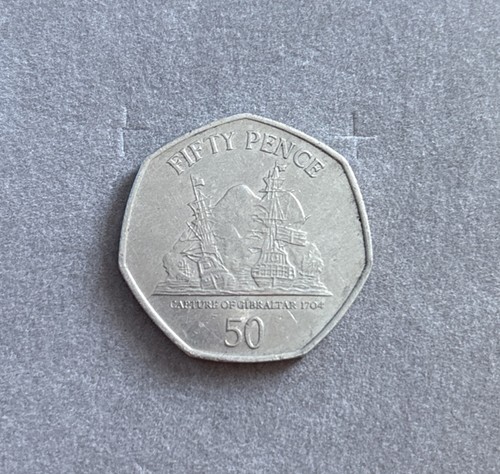 2009 gibraltar 50p - 2009, coin