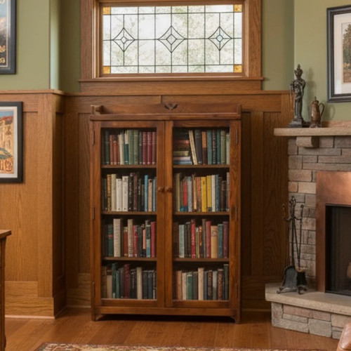 Mission bookcase curio - mission, /