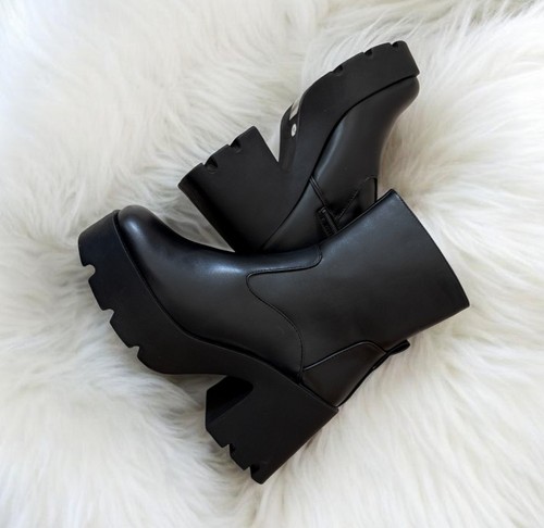 Women black chunky - chunky, heel