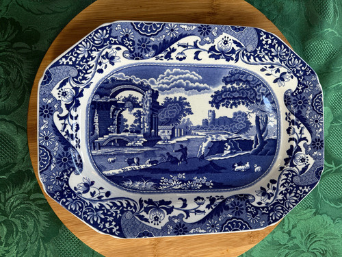 Spode italian blue white - ,