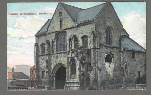 Vintage postcard priory - vintage,