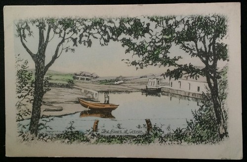 Girvan postcard early 1900s - girvan, uk