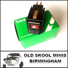 CLASSIC MINI HAZARD WARNING SWITCH LUCAS YUF101660 1976  MK4 COOPER AUSTIN AL30