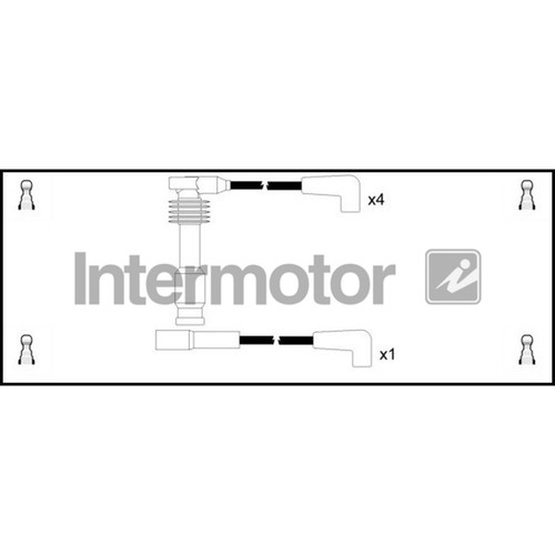 Leads ignition cables kit - ht,