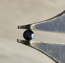 2mm Natural Dark Blue Sapphire