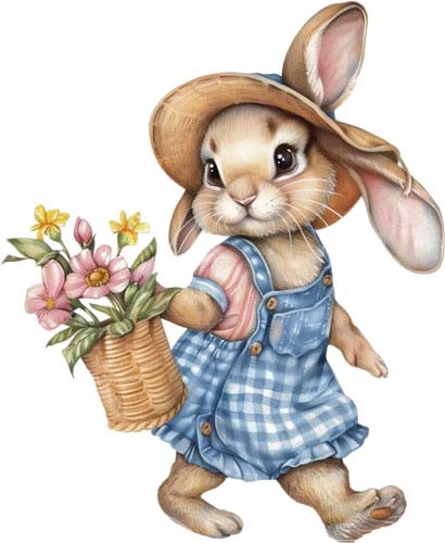 Watercolour peter rabbit - peter,