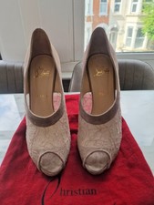 Christian Louboutin Lace Peep