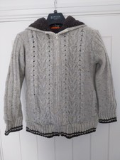 BOYS KNITTED FLEECE HOODED