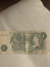 Old One £1 Pound Note
