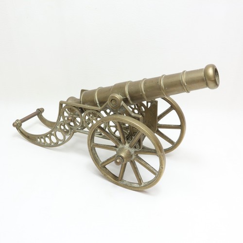 Brass ornate cannon vintage - cannon,