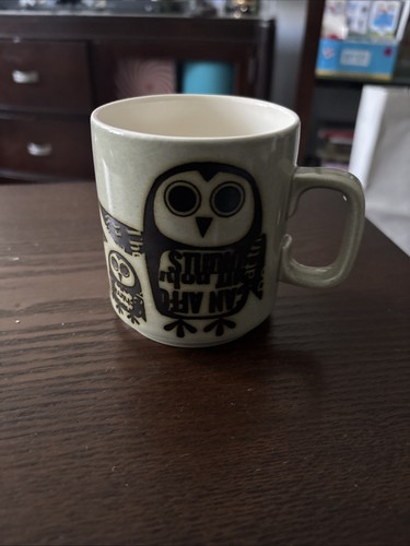 Hornsea jungle mug owl mustard - mug,