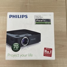 Philips PicoPix Pocket Projector PPX 3407 with MP4 Player, 70 Lumens