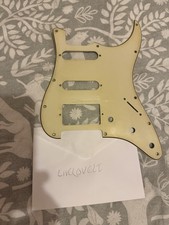 HSS stratocaster relic pickguard, humbucker, single coil, single coil, shielded