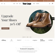 Shoes Shop Website Design with