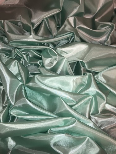 Mtr mint green habotai silky - 1,