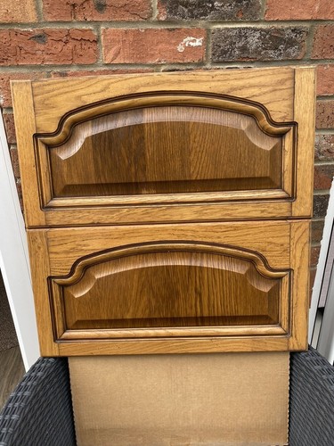 Two oak kitchen doors 600 - doors, x