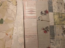 Vintage Mid Century Wallpaper Samples X 5 +- 1950s  Era