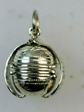 MASONIC SILVER BALL PENDANT ROUND