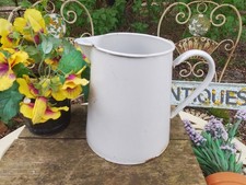 Large Antique 8 Pint White