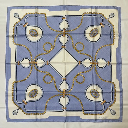 Cartier large silk scarf - cartier,