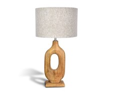 Solid Wood Table Lamp with