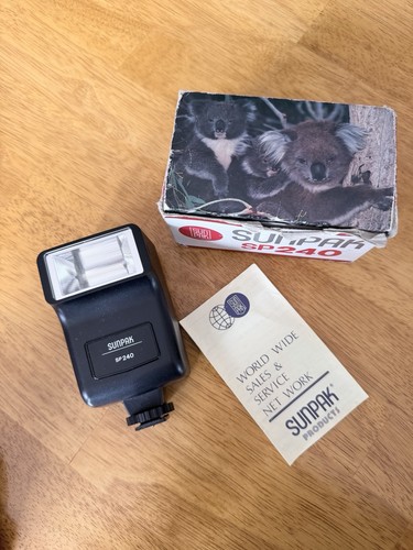 Sunpak sp240 flash unit - sunpak,