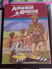 ARNHEM BRIDGE WAR BOARD GAME UNPUNCHED WW2 ATTACTIX GMT MMP DVG VPG GDW SPI OSG