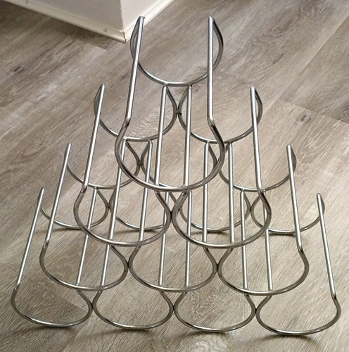 Freestanding metal wine - freestanding,