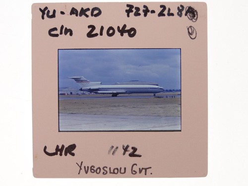 Boeing 727 aircraft akd - 727, yu-akd