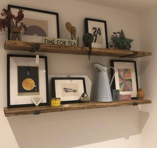 Rustic reclaimed shelves - rustic,