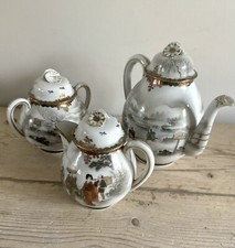 Antique Japanese Tea Set 3 Pc
