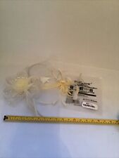 2 X Not Worn Cream Fascinators With Headband And Clip