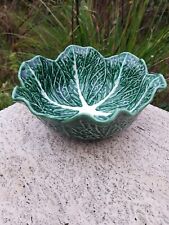 Vintage Cabbage Leaf Ceramic