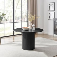 Penrose Black 120cm Round