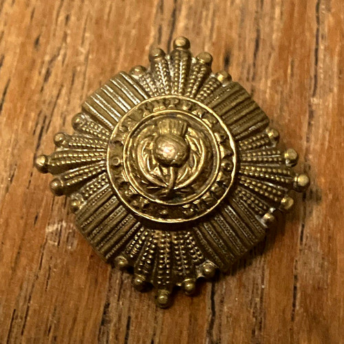 Military style brass starburst - military-style,