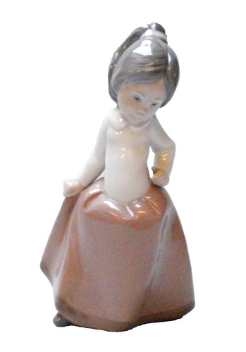 Lladro nao girl figure - lladro,