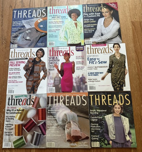 Threads sewing magazines back - threads,