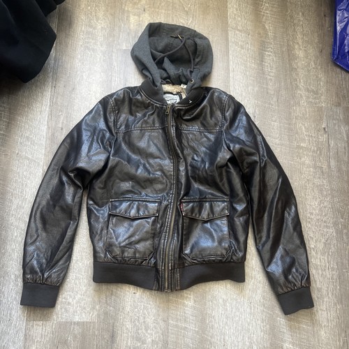 Medium levis leather jacket - levis,