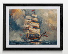 Hms Victory Style Sail Ship