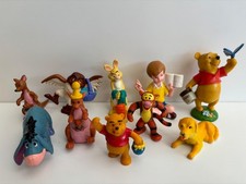 Vintage Winnie The Pooh Figures Set Bundle Lot 10 Pieces