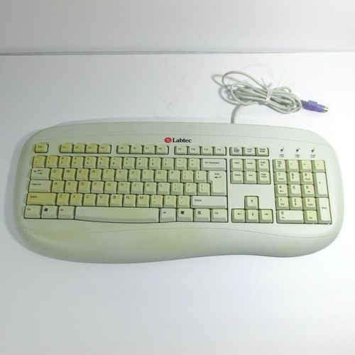 Vintage labtec keyboard white - vintage,